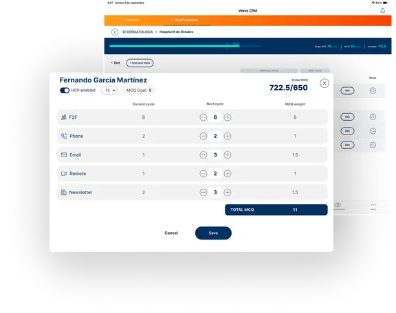 A visual, intuitive approach to MCCP with all the benefits of Call Plan Assistant.